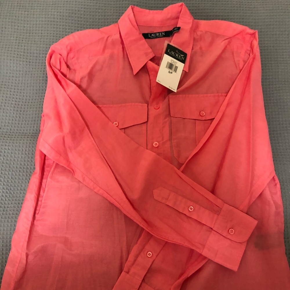 New blouse Ralph Lauren. 70 cotton 30 silk